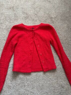 Asos Red Soft Cardigan